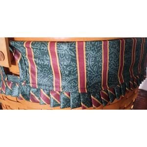 Longaberger Baskets Imperial Stripe Yuletide Treasures Hostess Basket Liner